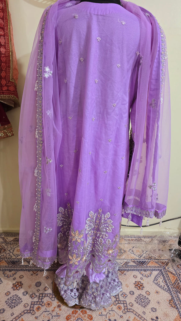 Exclusive handwork 3pc - lavendar