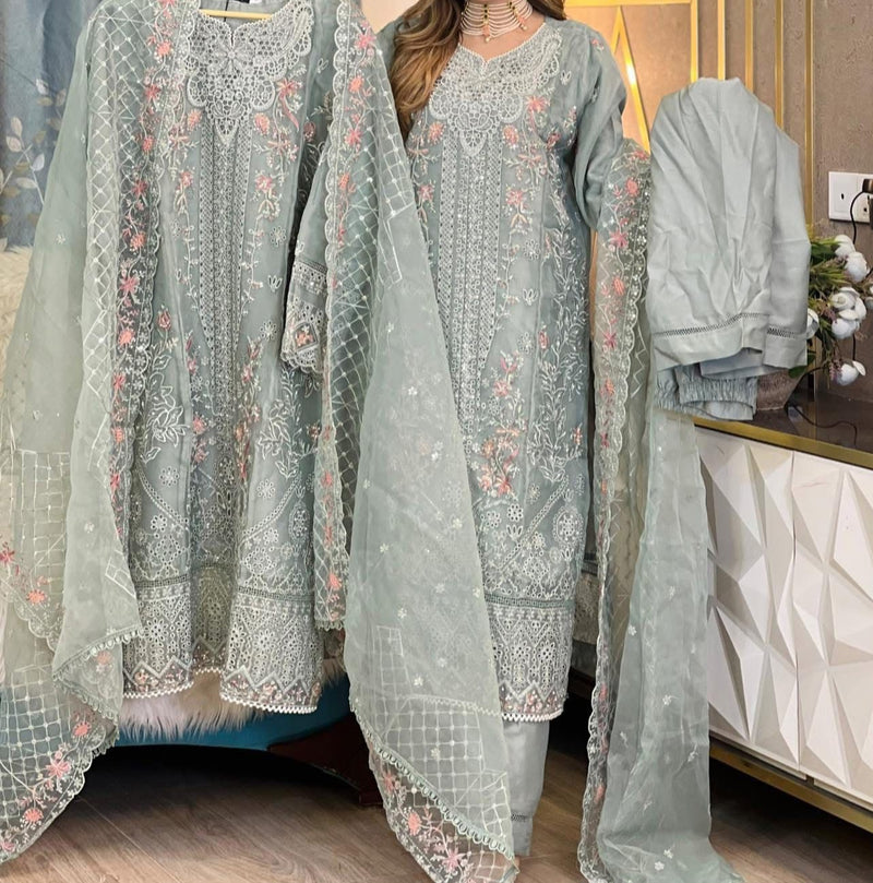 SB - Mahpara Organza Formal - green