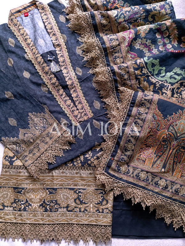 AsimJofa Summer prints- charcoal