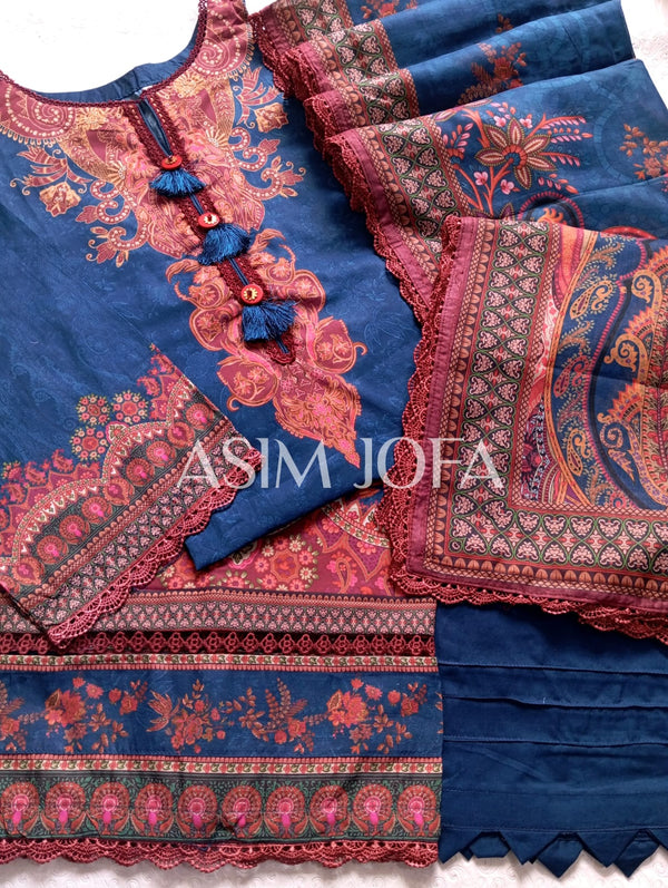 AsimJofa Summer prints- Blue