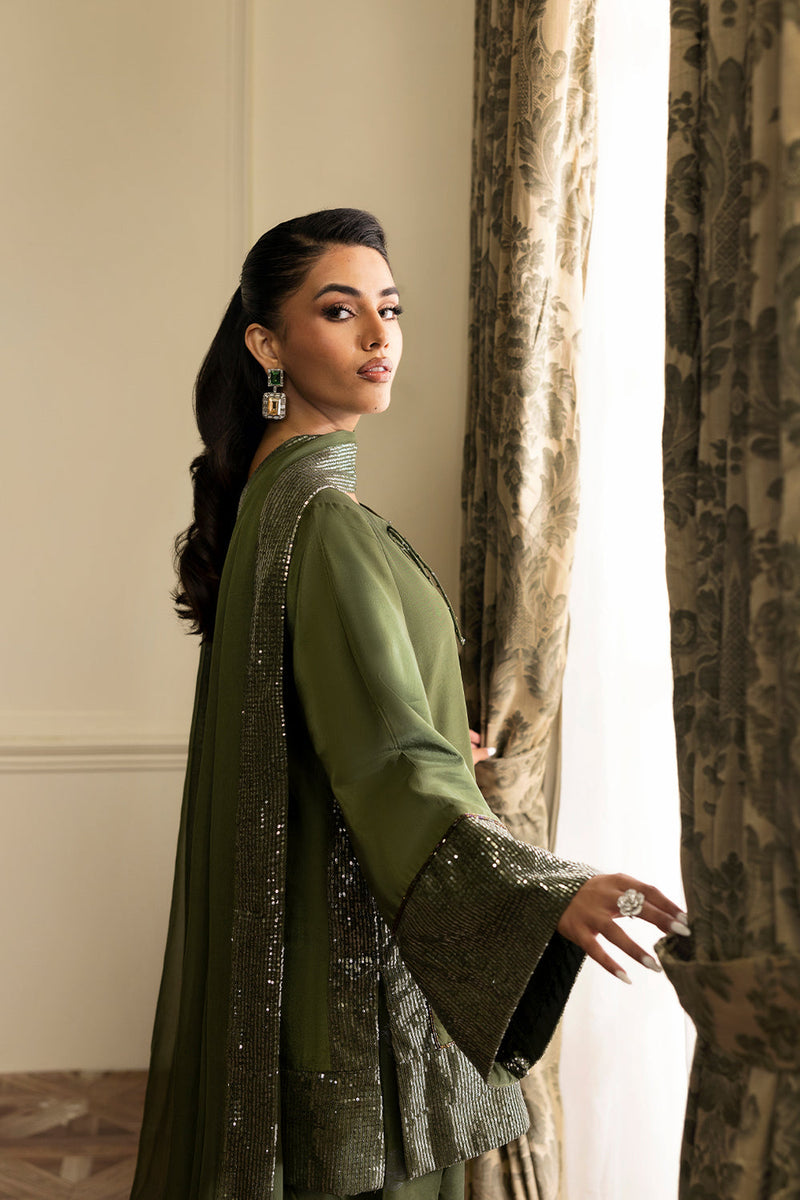 Farshi shalwar suit - vanya  - green