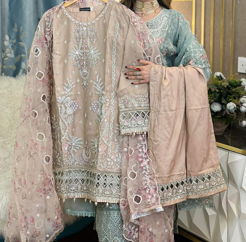 SB - Mahpara Organza Formal - beige
