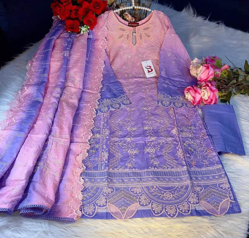 Tie dye summer 3 piece -  Pink purple