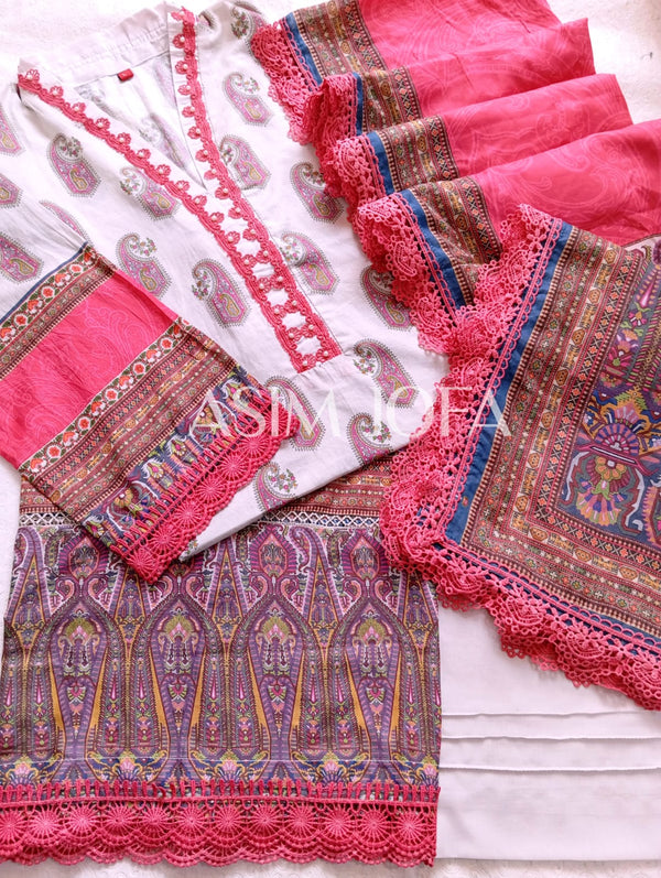 AsimJofa Summer prints- Pink