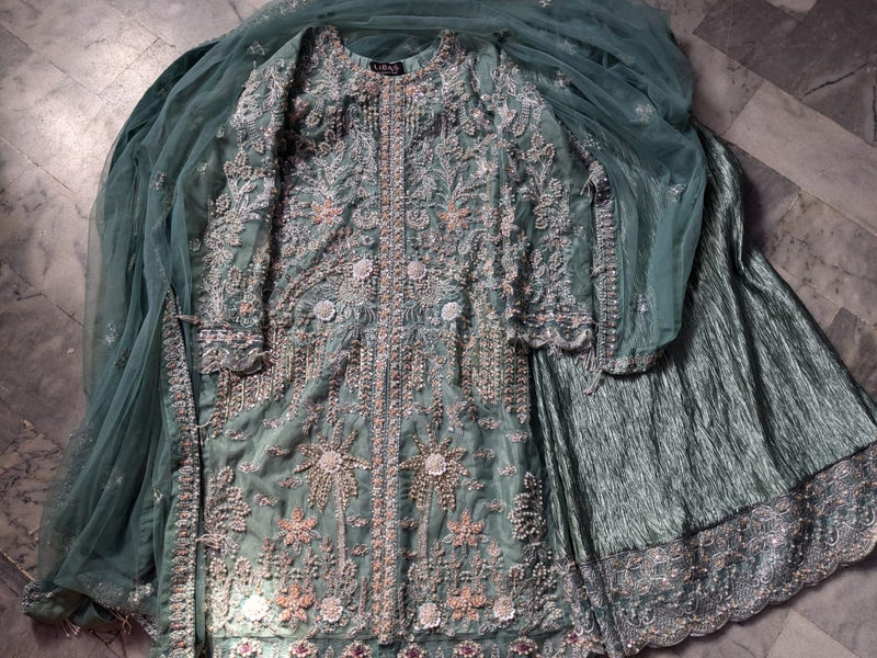 Exclusive handwork 3pc - gray