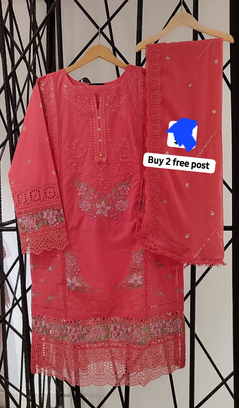Casual summer - 3pc - Pink