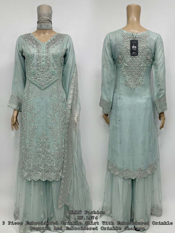 Pure chiffon sharara