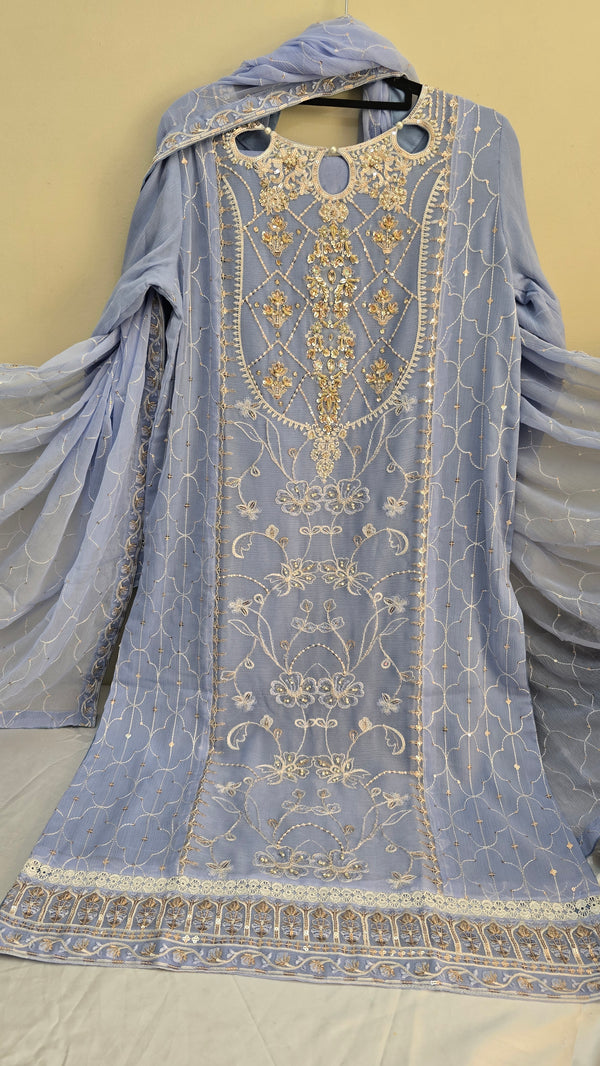 AN-Chiffon 3pc-Periwinkle