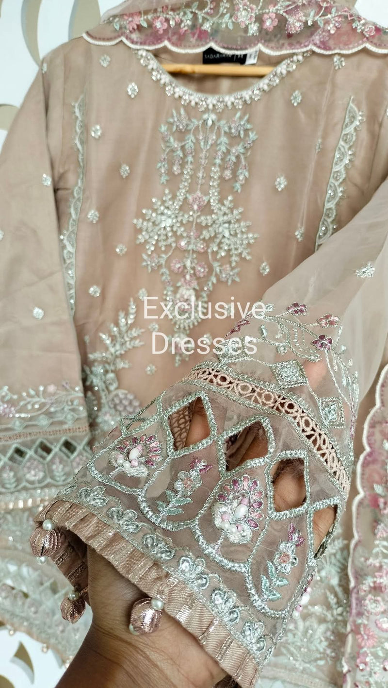 SB - Mahpara Organza Formal - beige